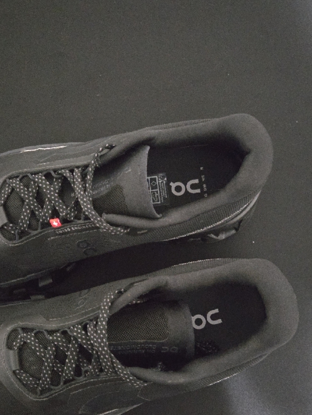 On Running Women’s Cloudmonsters Athletic Shoes — Black - Picture 6 of 7